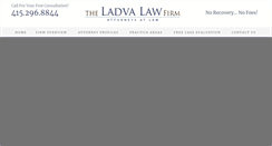 Desktop Screenshot of ladvalaw.com